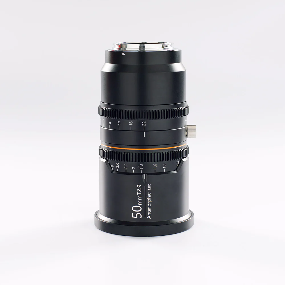 Great Joy 50mm T2.9 1.8x Anamorphic Lens RF Mount (Amber Flare) - Discountined