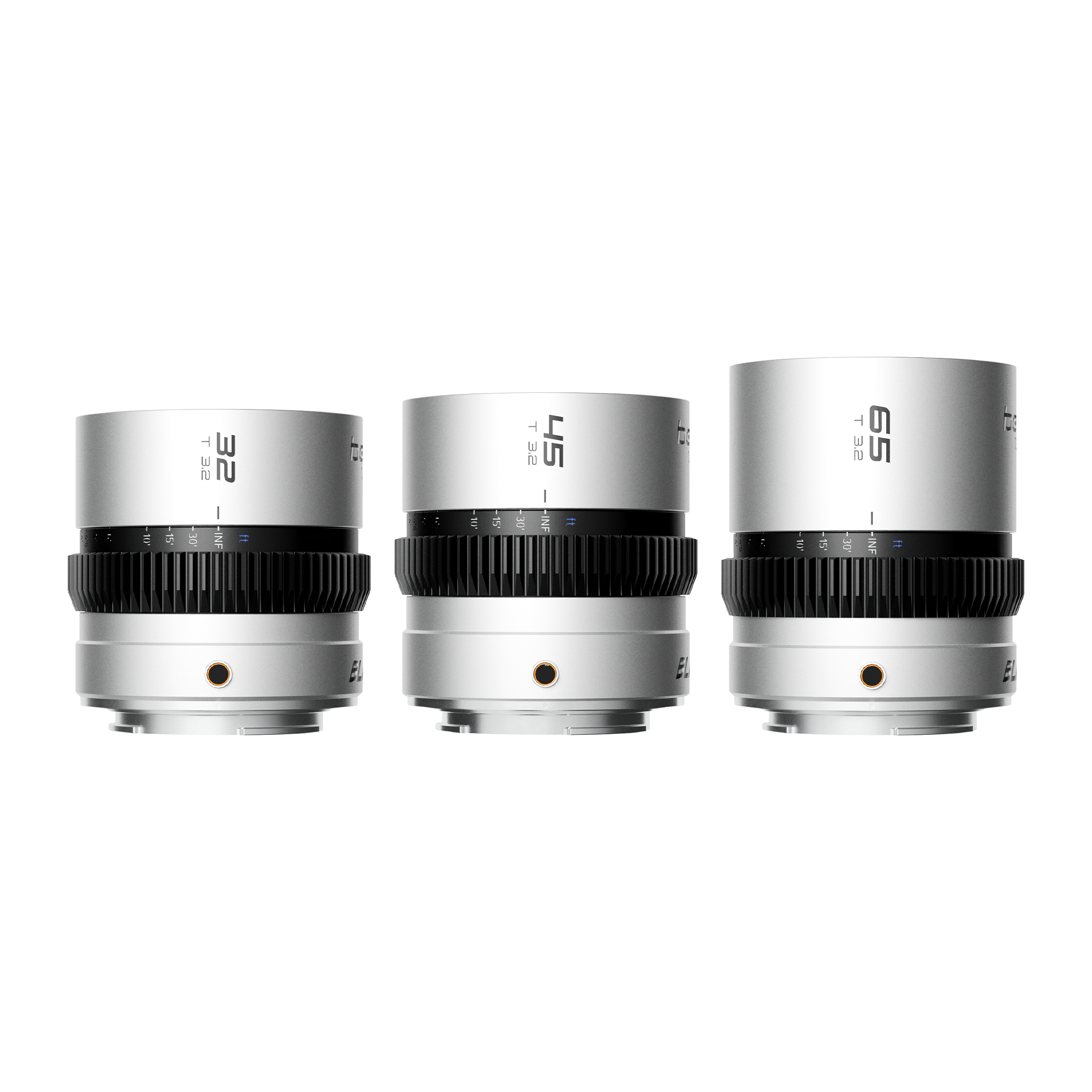 BLAZAR Beetle 1.33X Full Frame Pancake Anamorphic 3 Lens Set