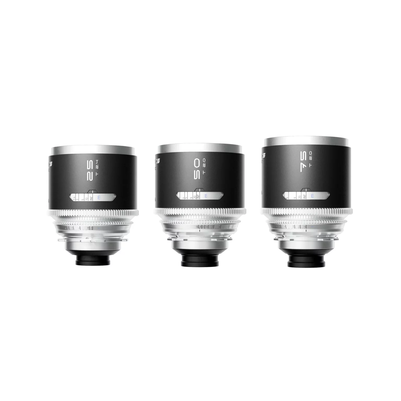 BLAZAR MANTIS 1.33X Full Frame Anamorphic 3-lens set (25/50/75mm, PL Mount)