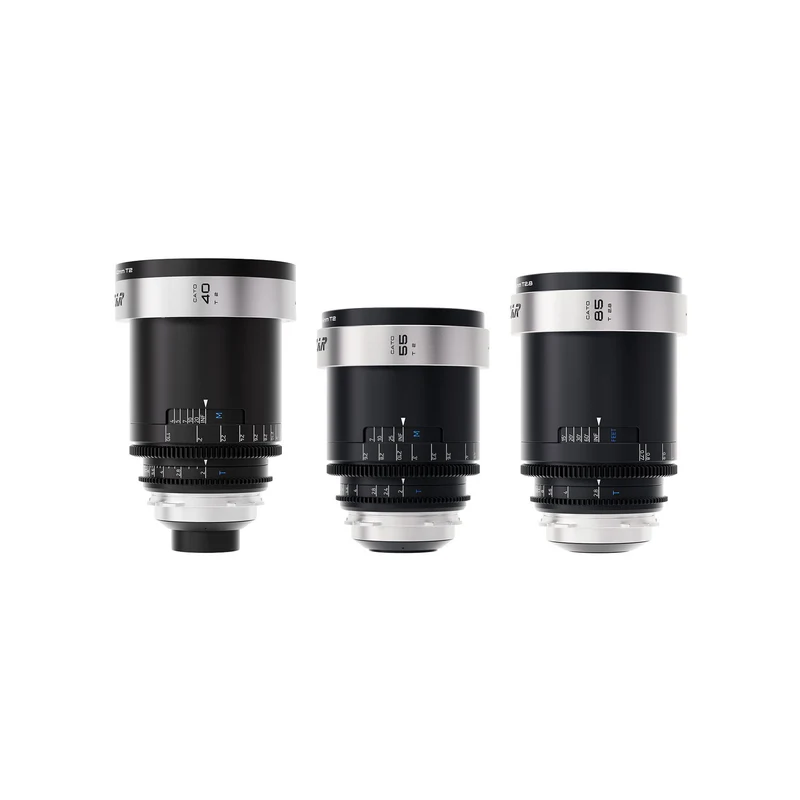 BLAZAR Cato 2X Full Frame Anamorphic 40/55/85mm 3-lens Set
